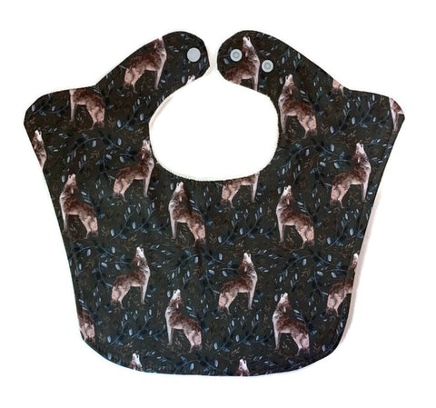 Howl Wolf Premium Original Bourgeois Baby Bib