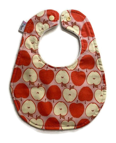 Apples Organic Newborn Bib