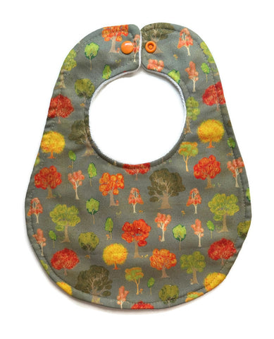 Autumn Trees Newborn Bib