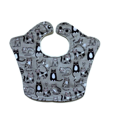 Hearts & Cats Original Baby Bib