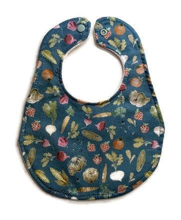Garden Veggies Newborn Bib
