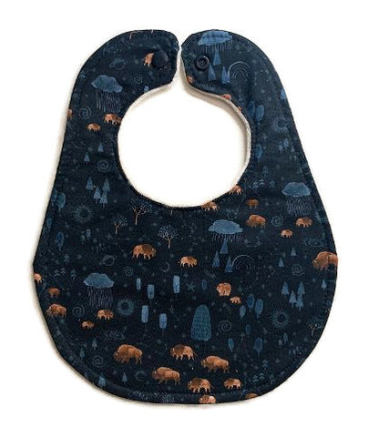 Buffalo Newborn Bib