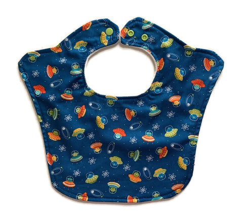 Alien Spaceships Original Baby Bib