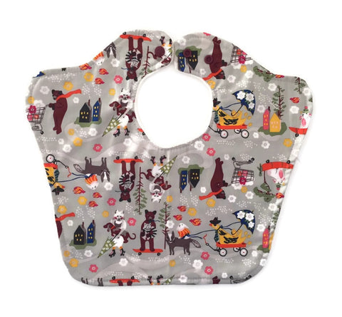 Animal Caravan Original Bourgeois Baby Bib