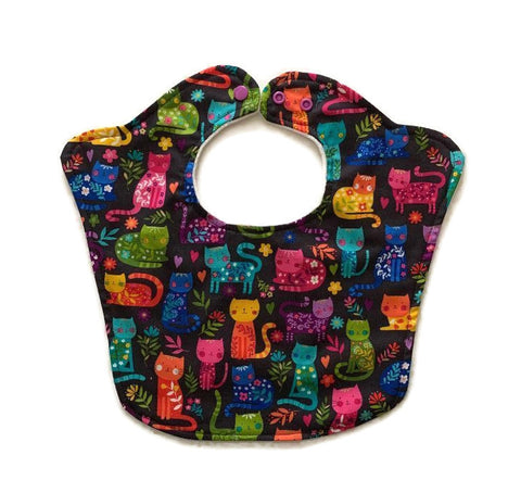 Folk Cats Original Baby Bib (2 Color Options)