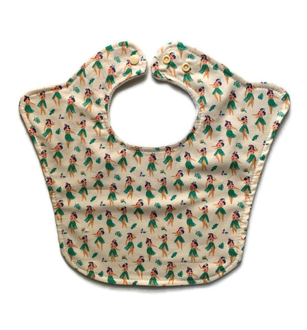 Hawaiian Hula Girl Designer Original Baby bib