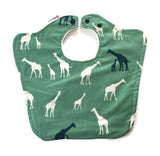 Organic Giraffe Silhouette Bourgeois Baby Bib