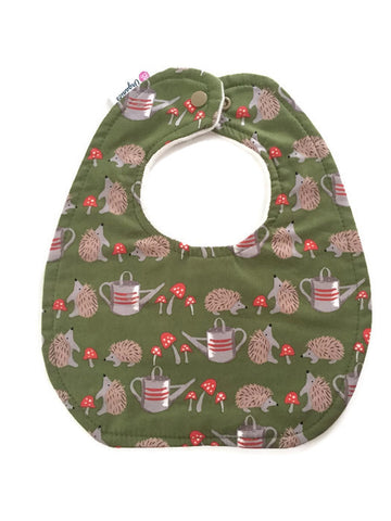 Organic Hedgehog Bourgeois Baby Bib