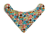 Peace & Love Bourgeois Baby Bandana Bib