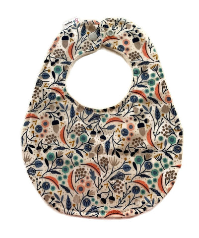 Organic Floral Newborn Baby Bib