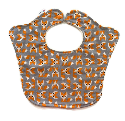 Organic Fox Designer baby bib