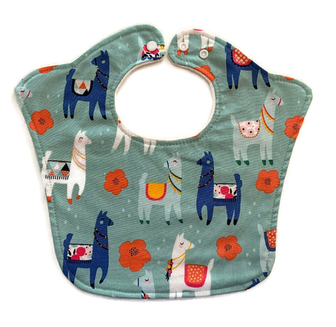 Floral Llama Original Designer Baby Bib